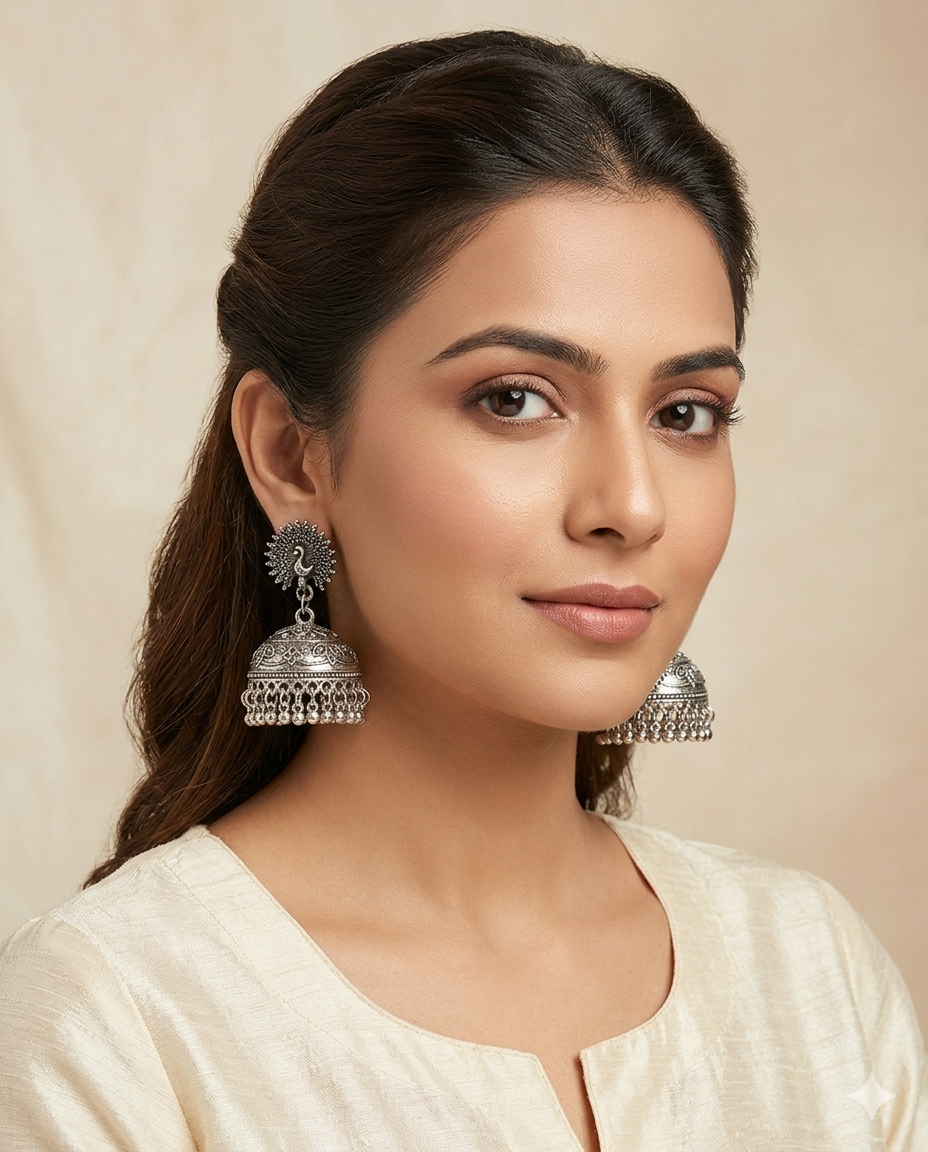 Oxidised Earrings