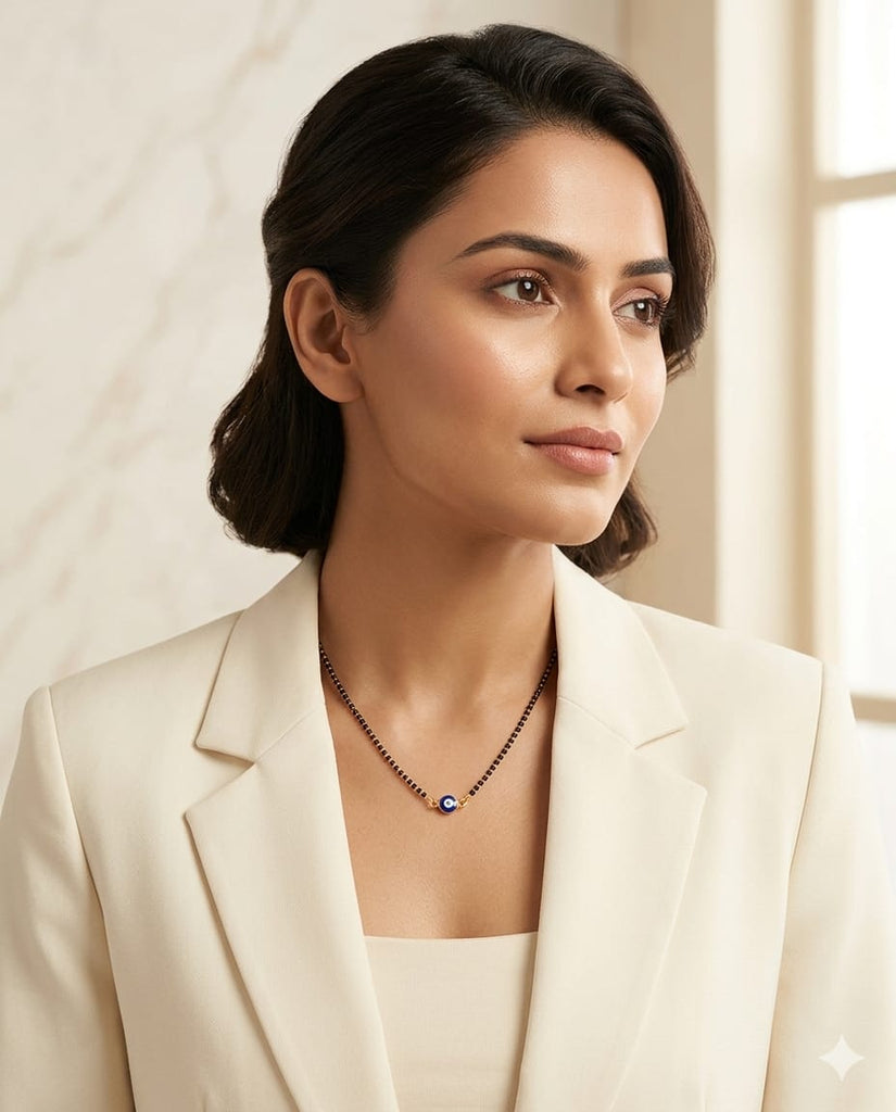 Blue Evil Eye Mangalsutra