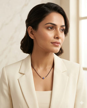 Blue Evil Eye Mangalsutra