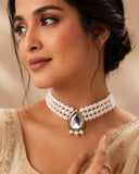 Pearl Drop Kundan Set
